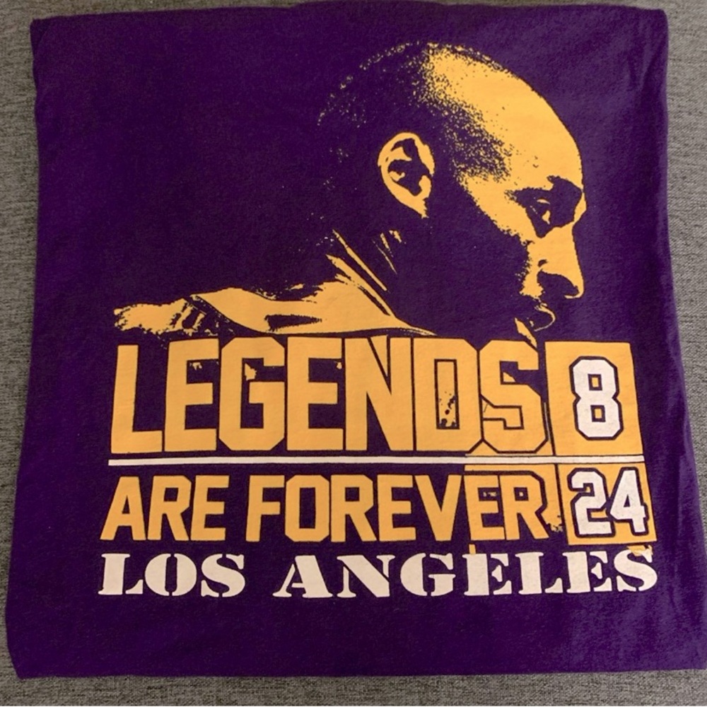 Men’s Size 5XL Kobe 100% Cotton Tee Shirt